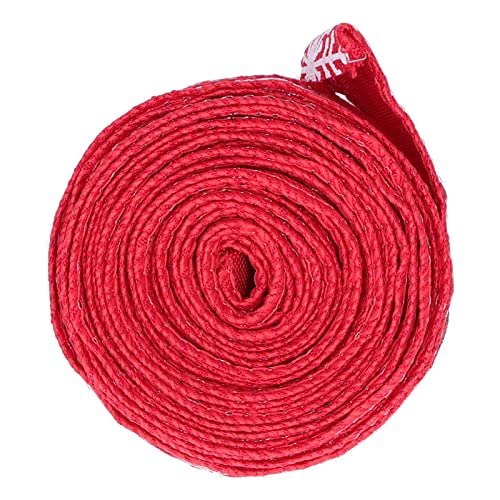 Sackleinenband, Weihnachtsband, Geschenkverpackungsband, Leinen-Bastelband mit Eisendraht, 15,2 Cm Breit, 11 Yards Band für Kränze, Blumenschleifen, Bäume (Rot) von ZJchao