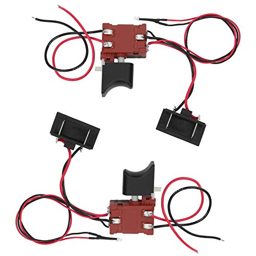 Sägeschalter, Geschwindigkeitskontrollschalter mit Licht, Stufenloser Geschwindigkeitsregulierungs-Auslöseschalter für Lithium-Elektro-Säbelsägen, 12 V-21 V Universalmontage, mit von ZJchao