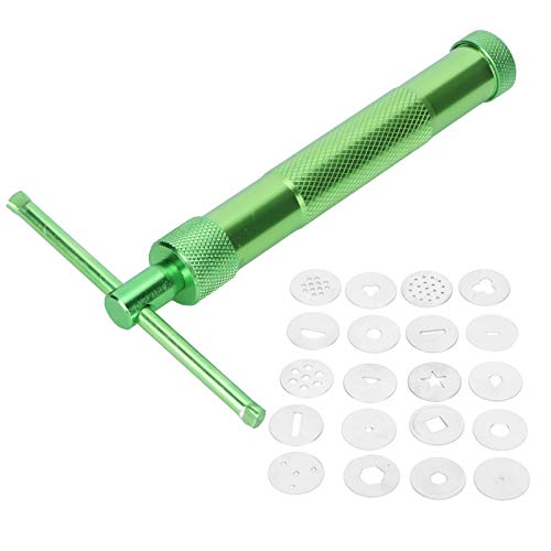 Tonextruder, Edelstahl Polymerton -Werkzeuge Rotierende Squeezer -Kit -Ton -Werkzeug für Keramik -Skulpturenhandwerk von Keramik Keramik von ZJchao