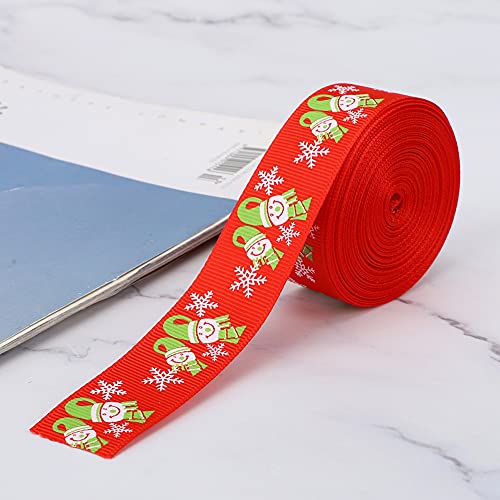 Weihnachtsband, 10 Yard Backband Kuchen, Weihnachtsbaum Rot für Scrapbook, Haarschleife, Stirnband mit Handarbeit. Geeignet für Schneider, Braut und Handwerker von ZJchao