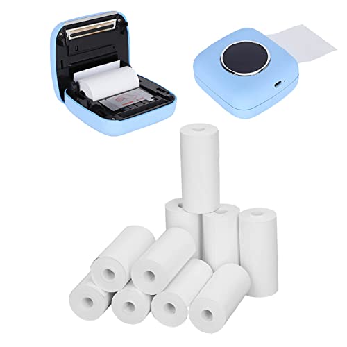 ZJchao 10pcs Thermaldruckrollen Thermalpapierrollen Druckbare Papierrollen für Quittungsdrucker mit Premium -Dickpapier Ideal für Arbeitsstudie DIY von ZJchao