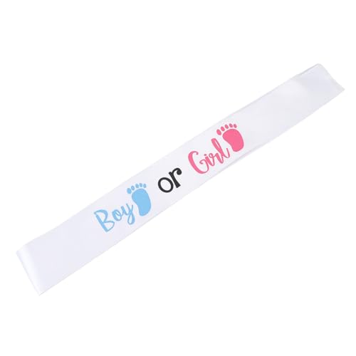 ZJchao Gender Reveal Schultergurt Blau Rosa Babyparty Party Junge oder Mädchen Gender Show Strap von ZJchao