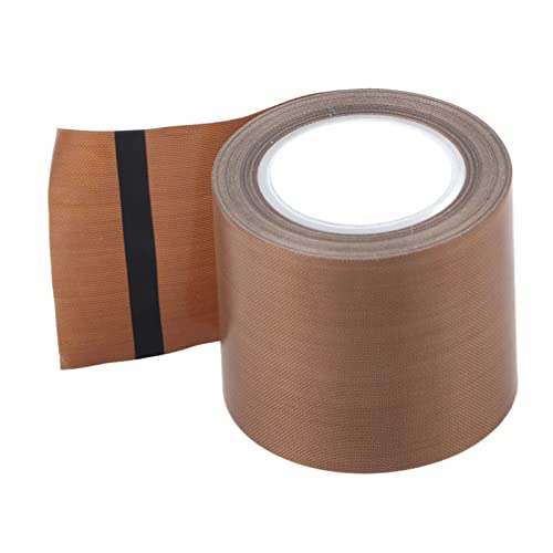 ZJchao Hitzebeständiges Klebeband, Ptfe-Band, PTFE-Material, Klebstoff, Wärmedämmung, Dichtungsband, Rolle, Hitzebeständiges Klebeband, Sublimations-Wärmeband für Versiegelung (Dicke von ZJchao