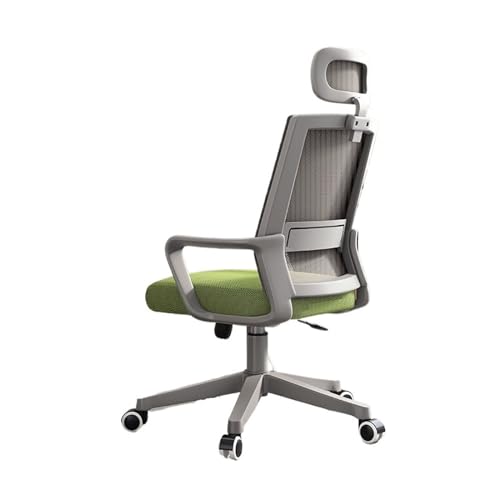 Schreibtischstuhl Bürostuhl, ergonomischer Schreibtischstuhl, Gaming-Stuhl mit Netzstoff und hoher Rückenlehne, großer und hoher, bequemer Home-Office-Stuhl for Männer und Frauen Ergonomischer(Green) von ZKALQECNF