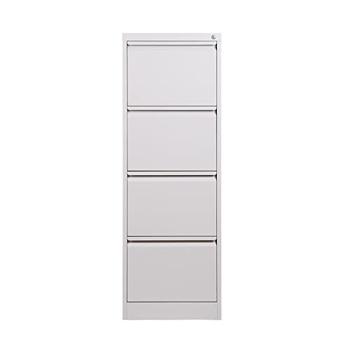 ZLJSGESA Aktenschrank, moderner minimalistischer Aktenschrank aus Eisen für Büro-Aufbewahrungsschränke, 4 Schubladen, Metallregal, einfacher Aktenschrank, Wohnzimmerschrank, Büroschrank von ZLJSGESA