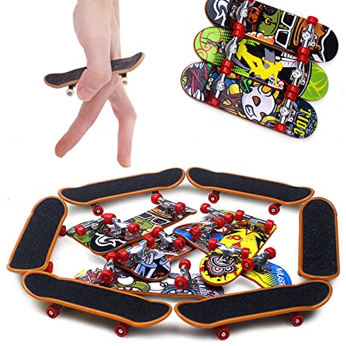 ZLXFT Finger Skateboard,Spielzeug Finger Skateboard,Fingerboard,Mini Fingerskateboards Set,Finger Spielzeug Finger Skate Boarding Skatepark Spielzeug für Kinder Ideal für Weihnachten Mitgebsel von ZLXFT