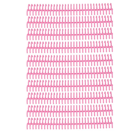 Kunststoff-Spiralbindespulen, 10 Stück, 2,3 Cm, 22 Mm Innendurchmesser, 30 Löcher, Bindespiralen Für A4-A5-Notizbücher, Bindekämme, Buchbindung(Rosa) von ZLXHDL