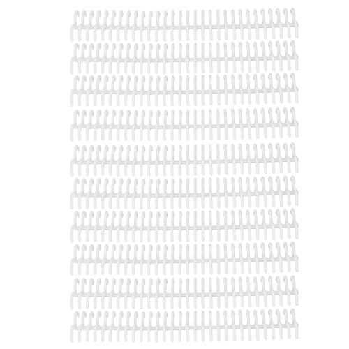 ZLXHDL Kunststoff-Spiralbindespulen, 10 Stück, 2,3 Cm, 22 Mm Innendurchmesser, 30 Löcher, Bindespiralen Für A4-A5-Notizbücher, Bindekämme, Buchbindung(Weiss) von ZLXHDL