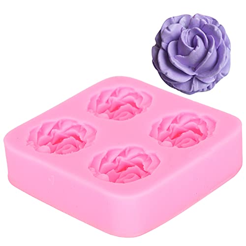 Silikon, wiederverwendbare Rose zum Selbermachen, lebensmittelechtes Silikon, Süßigkeiten, Antihaft-Design, für Schokolade, harte Süßigkeiten, weiche Süßigkeiten, weiche von ZLXHDL