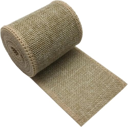 Sackleinenband, Sackleinenband mit Spitze, Sackleinenrolle, 3 m/Rolle, Sackleinenband mit Draht, Jute-Verpackungsband for Weihnachtsbasteleien, DIY-Hochzeitsfeiern, Schleifenbesatz, Dekoration (grün)( von ZOOPH