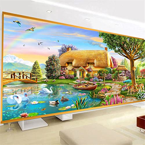 ZOYIEP DIY 5D Diamant Painting, Landschaft Diamant Malerei Bilder Handgemachtes Stickerei Cross Stitch Diamond Painting Home Wall Décor (60x100cm) von ZOYIEP