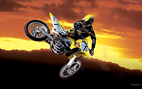 ZOZOIN Motocross DIY 5D Diamond Painting By Number Unique Kits Home Wall Decor Crystal Strass Wall Decor Cross Stitch 30x40CM von ZOZOIN