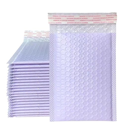 100 Stück gepolsterte Umschläge, Versandtaschen, selbstklebend, Luftpolsterumschläge, Luftpolsterumschläge, Versandtaschen (Violett, 50 Stück, 13 x 15 cm) von ZPECIAL