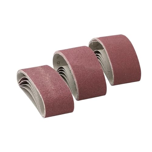 ZPFDSG Schleifband 75x457mm Schleifbänder 5-teiliges Schleifband-Set Körnung 40/60/80/120 Schleifer Schleifpolierwerkzeuge(5pcs Grit 120) von ZPFDSG