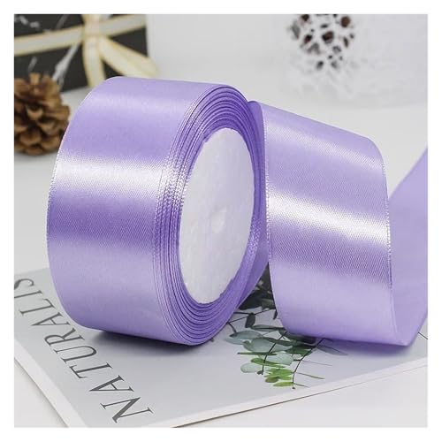 ZPFDSG Schleife 50 Farben 4 cm Hochzeit Geschenk Verpackung Bänder Schleife DIY Handwerk Handgemachte Scrapbooking Material Kuchen Boxen Verpackung Band Backen(Light Purple) von ZPFDSG