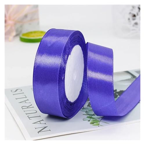 ZPFDSG Schleife 50 Farben 4 cm Hochzeit Geschenk Verpackung Bänder Schleife DIY Handwerk Handgemachte Scrapbooking Material Kuchen Boxen Verpackung Band Backen(Violet) von ZPFDSG