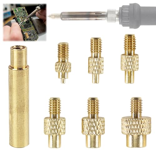 7-Teiliges Set Einschmelzgewinde, Mit 25 * 4 MM-Stecker, Messing Gewindeeinsatz M2 M3 M4 M5 M6 M8, 3D Drucker Zubehör, Threaded Inserts Für 3D-Drucker von ZPSNDP