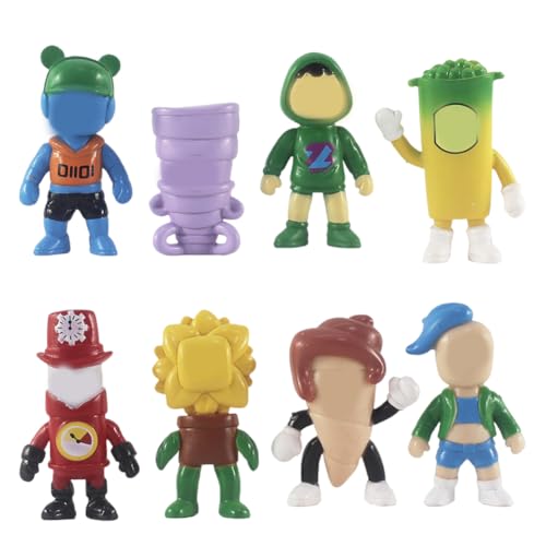 8PCS Guys Mini Figuren Set, Cartoon Animation Ornament, Guys Cartoon Charaktere Action Figuren, Geeignet für Kuchendekorationen, Autodekorationen, Hausdekorationen von ZPSOSPZ