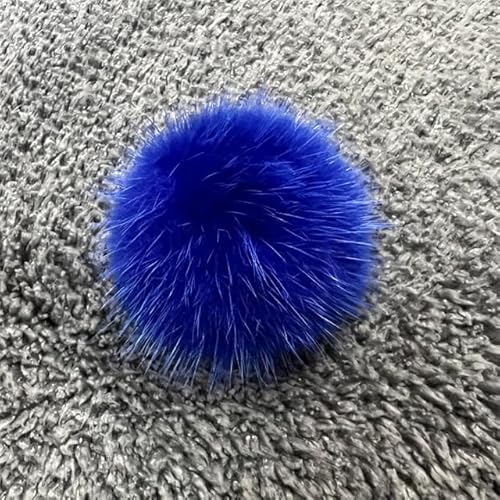 5/10pc 5cm 3cm 4cm Diy Pompon Pelz Kugeln Pompons für Ring Schlüsselbund Schuhe Hüte flauschigen Pom Pom Diy Handwerk Zubehör Materi von ZQMALL