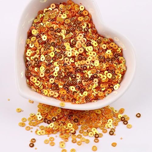 ZQWERT 2-4 mm losen Pailletten, 25 Color 14000-28000pcs Sparkling Effect-Pailletten für DIY-Kunstnäher, Handwerk machen von ZQWERT