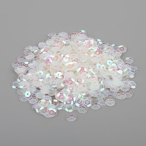 ZQWERT 6 mm losen Pailletten, 22Color 6000-8600pcs Sparkling Pailletten für das Handwerk, Kunstnäher, Urlaubsdekorationsverzierungen von ZQWERT