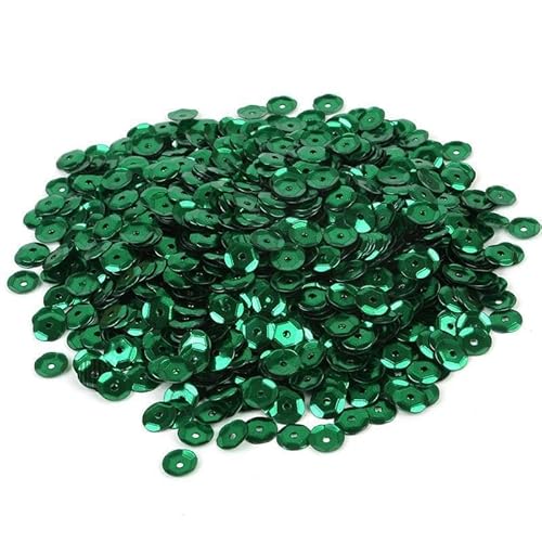 ZQWERT 6 mm losen Pailletten, 22Color 6000-8600pcs Sparkling Pailletten für das Handwerk, Kunstnäher, Urlaubsdekorationsverzierungen von ZQWERT