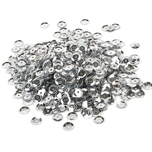 ZQWERT 6 mm losen Pailletten, 22Color 6000-8600pcs Sparkling Pailletten für das Handwerk, Kunstnäher, Urlaubsdekorationsverzierungen von ZQWERT