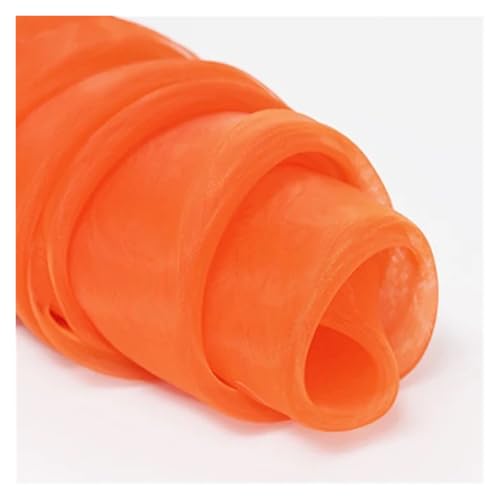 ZRHWSPD Deko-Mesh-Band 15 Farbe durchsichtiger Stoff Hochzeit Party Geburtstag Dekoration DIY Nähen Fanric(Orange,1000cm L by 145cm) von ZRHWSPD