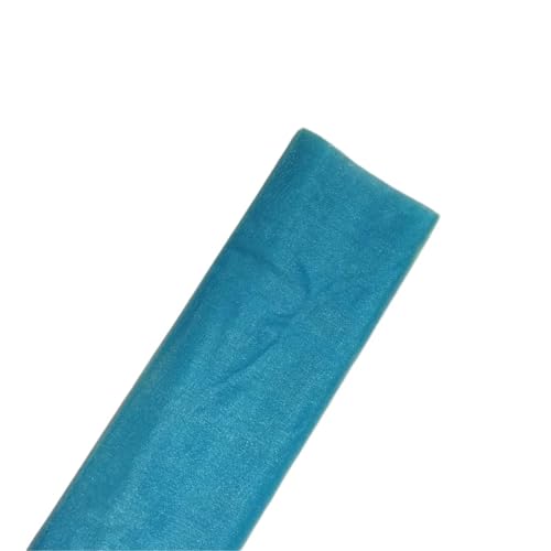 ZRHWSPD Deko-Mesh-Band 5m/10m Schiere Kristall Tüll Rolle Stoff for Drapieren Hochzeit Zeremonie Party Home Dekoration Hochzeit Blumen Bogen(Light Blue,48CM x 5 Meters) von ZRHWSPD