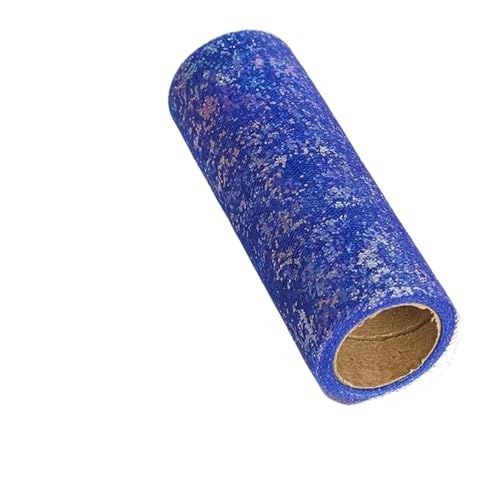 ZRHWSPD Deko-Mesh-Band 6in 10Yards Tüll Rollen Schillernden Gradienten Gaze Mesh Band Band for DIY Prinzessin Haar Clip Bögen Bouquet CakeTop Dekor(Blue) von ZRHWSPD