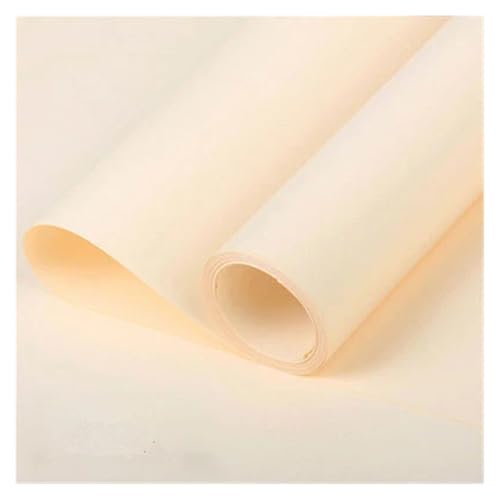 ZRHWSPD Geschenkpapierpapierrolle 11Yard Matt Film Wrapping Flower Paper Roll Waterproof Thickned Bouquet Packaging DIY Paper(Cheese) von ZRHWSPD