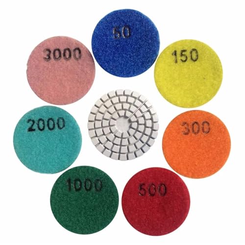 ZSjing Flexibles Nasspolierpad 2 Zoll 50mm Diamant-Schleifscheibe Rad Polierschleifwerkzeuge von ZSjing