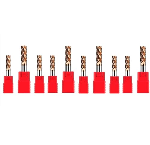 ZSjing HRC55 Hartmetall Fräser 1 2 4 5 6 8 10 12mm 4-Flutes Fräser Legierung Beschichtung Wolfram Stahl Schneidwerkzeug CNC-Bearbeitung Fräsen von ZSjing