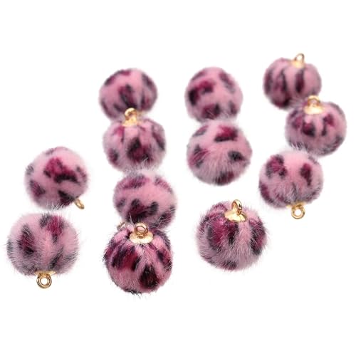 Pompoms Zum Basteln 24 Teile/los 15mm Leopardenmuster Fellknäuel Pompons for Handgemachte DIY Handwerk Stricken Wolle Kleidung Schal Machen Dekoration Zubehör FüR Diy Kreative Handwerk Dekorationen(Pi von ZUGLQYSX