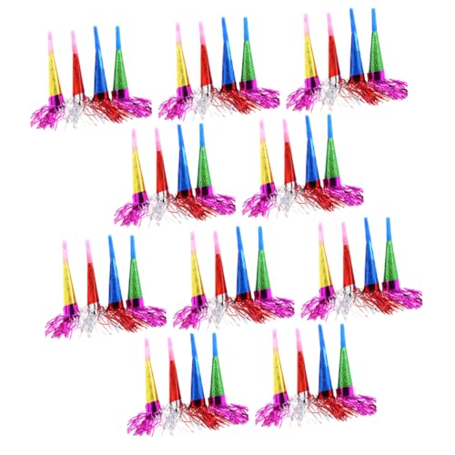 ZUNOXAZ 50 Stück Fringed Noise Maker Geburtstagsfeier Tröten Party Zubehör für Lustige für Feste Geburtstagsfeiern Weihnachten und Mehr ZUNOXAZ 50 Stück Fringed Noise Maker Geburtstagsfeier Tröten Party Zubehör für Lustige für Feste Geburtstagsfeiern Weihnachten und Mehr von ZUNOXAZ