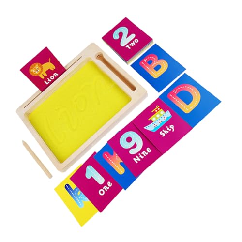 ZUNOXAZ Montessori Sandtray Schreib und Zeichenbrett für DIY Sandkunst Schreibfertigkeiten und Kreativen Entwicklung im Vorschulalter ZUNOXAZ Montessori Sandtray Schreib und Zeichenbrett für DIY Sandkunst Schreibfertigkeiten und Kreativen Entwicklung im Vorschulalter von ZUNOXAZ