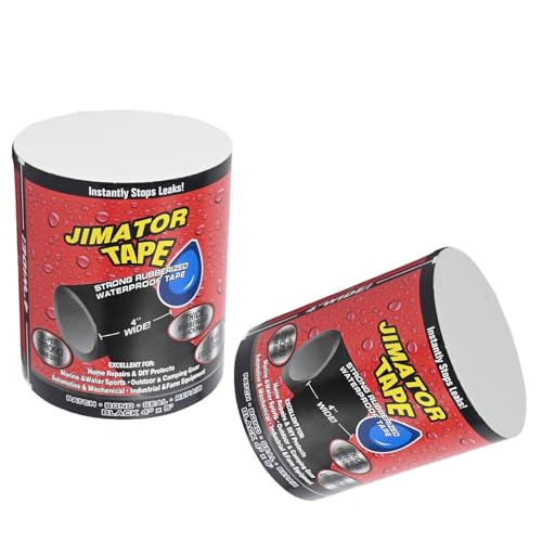 ZWQLZG Panzertape Panzerband 2 Rollen 1.5m x 10cm Gewebeband Reparaturband Wasserdichtes Klebeband Gewebeverstärktes für Innen & Außen Gewebe-Klebeband von ZWQLZG