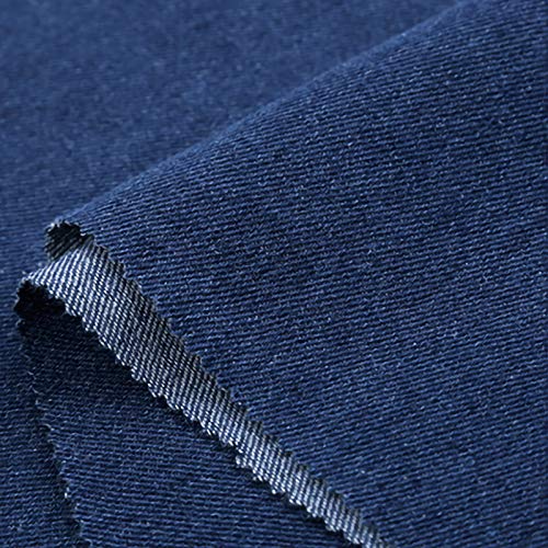 ZXC Jeansstoff Meterware 100% Baumwolle 150 cm Breit 1m Meterware Der Zum Nähen Von Kleidung,Beliebten Jeans,Vorhängen Und Wohnaccessoires Verwendet Wird(Color:Dunkelblau) von ZXC