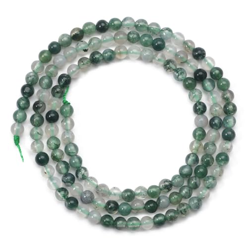 2/3/4mm Natürliche Achate Labradorit Quarz Kristall Stein Perlen Runde Lose Perlen Für Schmuck Machen DIY Armband von ZXFLOOR