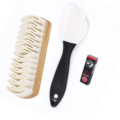 Wildlederbürste, 3 Stück Vielseitig Wildlederbürste Für Schuhe Set, Nubukleder Bürste, Wildleder Radiergummi, Für Rauleder, Nubuk, Wildleder Und Veloursleder Schuhbürste Wildleder Set ﻿ von ZXJLWR