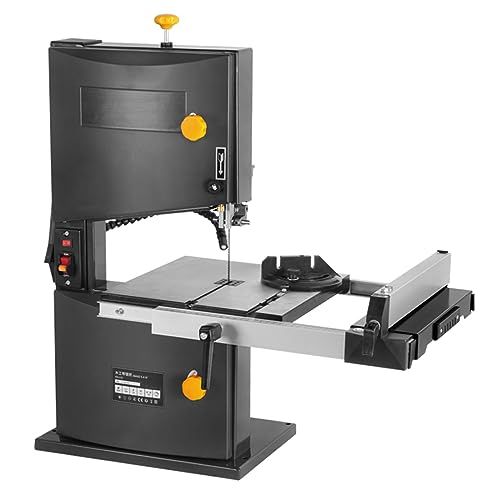 ZXNANA 9-Zoll-Klein-Mehrzweckbandsäge, 550-W-Holzbearbeitungsbandsägemaschine, Schnitthöhe 85 mm, Mehrzweckwerkzeug von ZXNANA