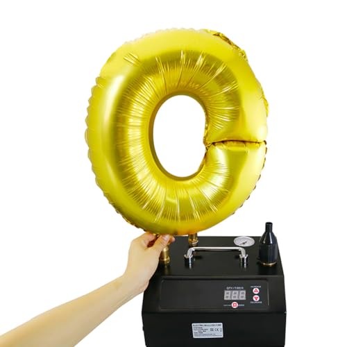 ZXNANA Elektrischer Helium-Ballon-Inflator, tragbare Helium-Luftpumpe, schwimmende Ballon-Aufblasmaschine, Helium-Füller für Hochzeitsfeier von ZXNANA