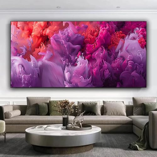 Diamond Painting Erwachsene, DIY Diamond Painting xxl 70x160 cm 5D Diamant Painting Abstrakt, Eckige Diamond Painting Set für Erwachsene und Anfänge, Diamond Painting Bilder Wolken, Zuhause Dekor Z-x von ZXYETTBD