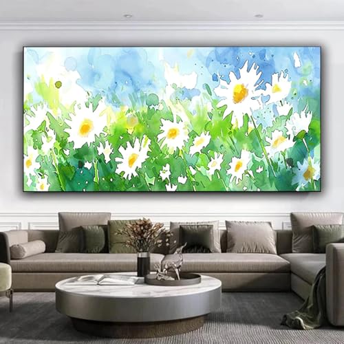 Diamond Painting Erwachsene, DIY Diamond Painting xxl 70x160 cm 5D Diamant Painting Blume, Eckige Diamond Painting Set für Erwachsene und Anfänge, Diamond Painting Bilder Traum für Zuhause Dekor I-m von ZXYETTBD