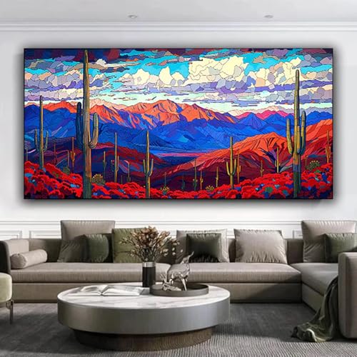 Diamond Painting Erwachsene, DIY Diamond Painting xxl 70x160 cm 5D Diamant Painting Landschaft, Eckige Diamond Painting Set für Erwachsene und Anfänge, Diamond Painting Bilder Berg, Zuhause Dekor Z-o von ZXYETTBD