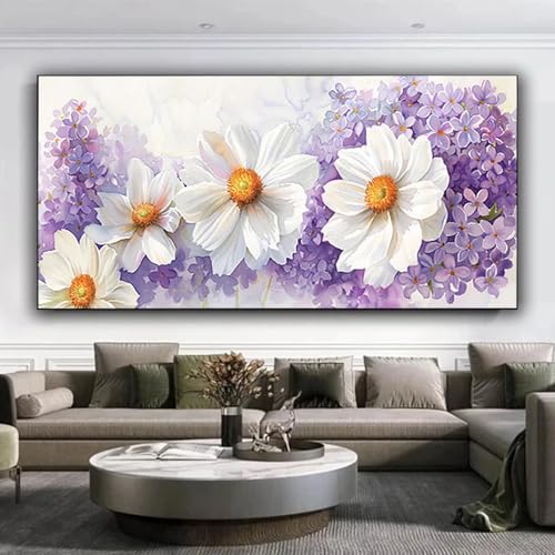 Diamond Painting Erwachsene, DIY Diamond Painting xxl 80x190 cm 5D Diamant Painting Blumen, Eckige Diamond Painting Set für Erwachsene und Anfänge, Diamond Painting Bilder Pflanze, Zuhause Dekor 0-a von ZXYETTBD