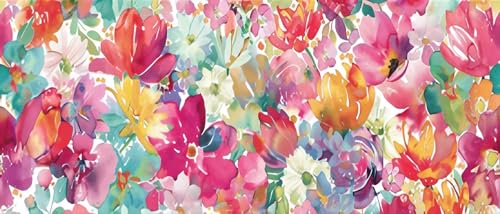 Diamond Painting xxl 90x210 cm Blumen -5D Daiments Painting Erwachsene, DIY Diamant Painting Bilder Pflanze Full Eckige Crystal Art Diamond Painting Kinder für Wohnzimmer Wand Dekoration Geschenke 5-t von ZXYETTBD