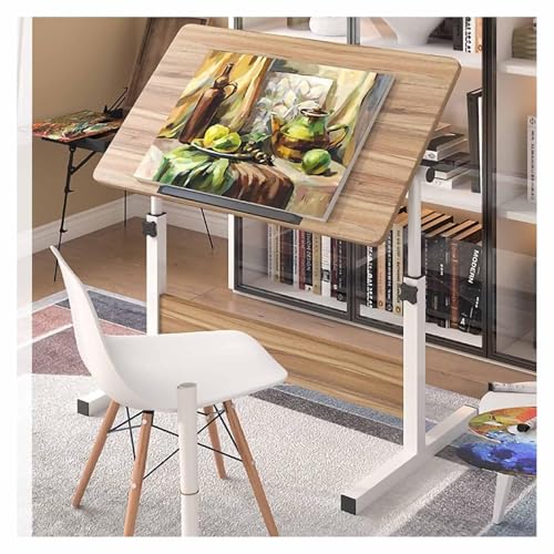 Höhenverstellbarer Künstler-zeichentisch Mit Neigbarer Tischplatte – Perfekter Schreibtisch Für Studio, Kunsthandwerk Und Schreiben – Verstellbarer Zeichentisch Für Künstle(Size:80x40cm,Color:Style 3) von ZYJIX