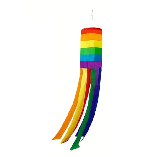 Bunter Windsack, Regenbogen-Richtungsmessung, Outdoor, Hinterhof, Garten von ZYKEJJDDAK