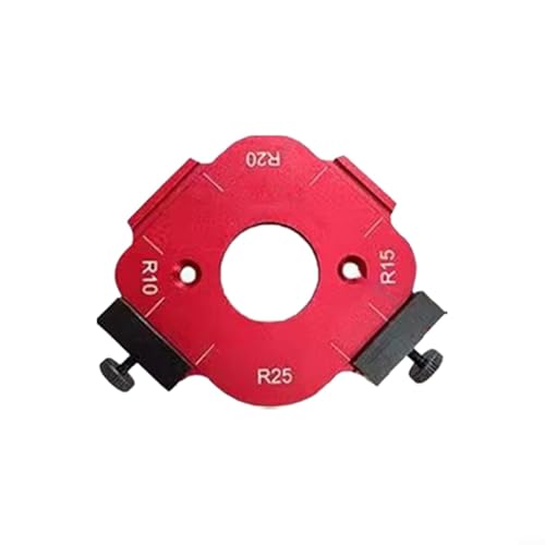 Set Radius Jig Router Templates 4 in 1 Arc Angle Positioning Template Router Templates Router Templates Router Templates for Woodworking Routing (R10 R15 R20 R25) (10-25R) von ZYNCUE